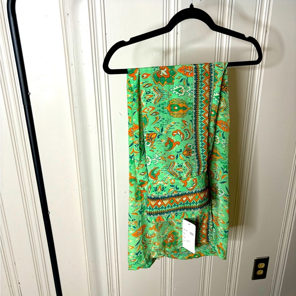 Palazzo style paisley pants